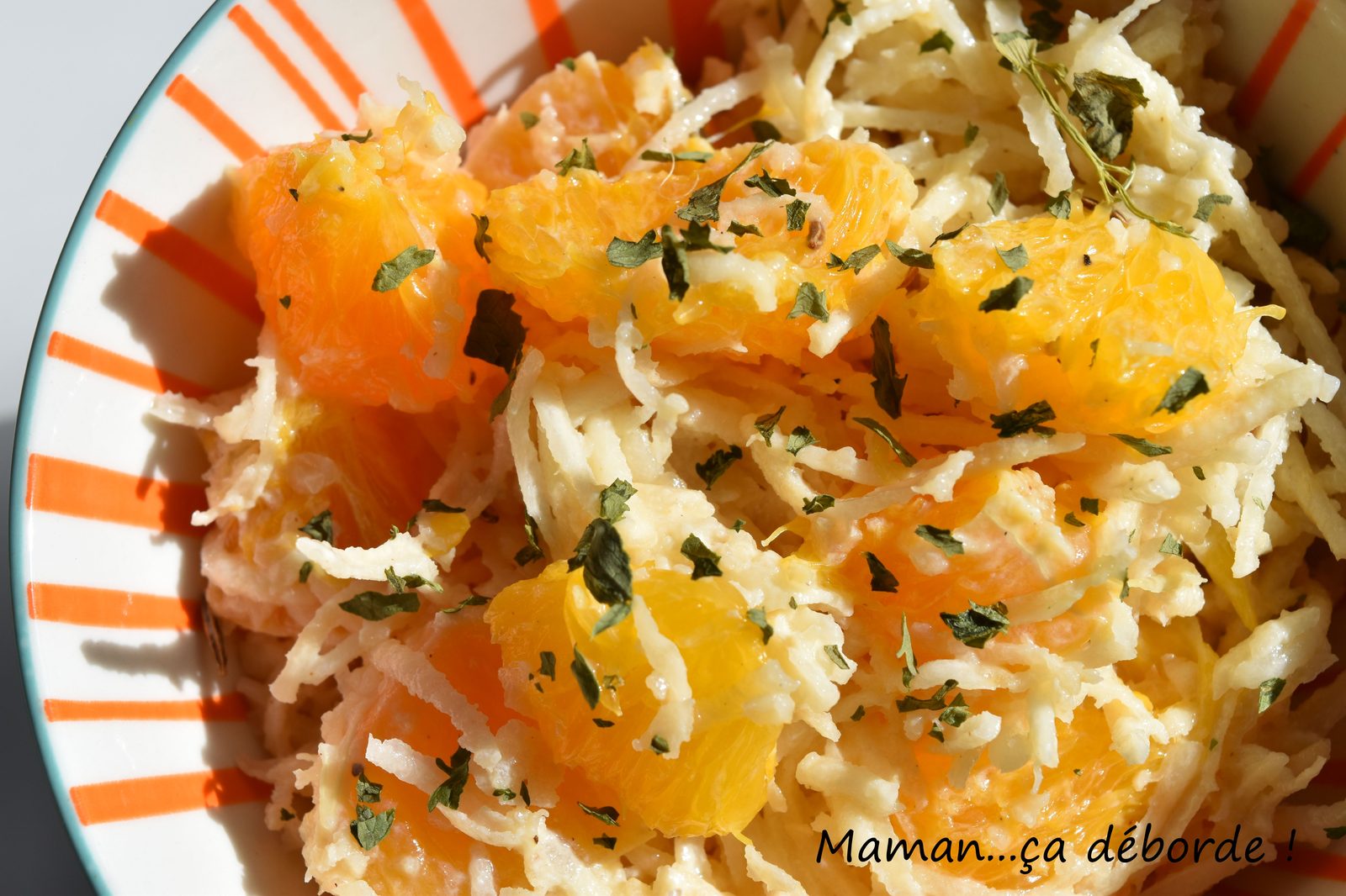 Salade de céleri rave aux oranges