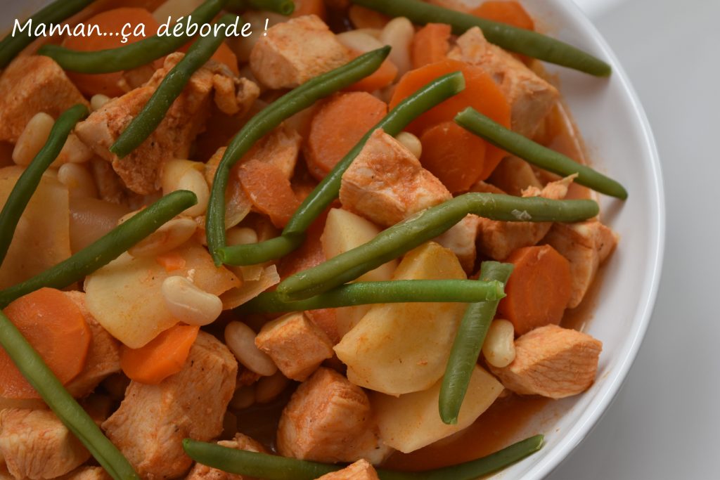 Navarin de poulet - Maman...ça déborde