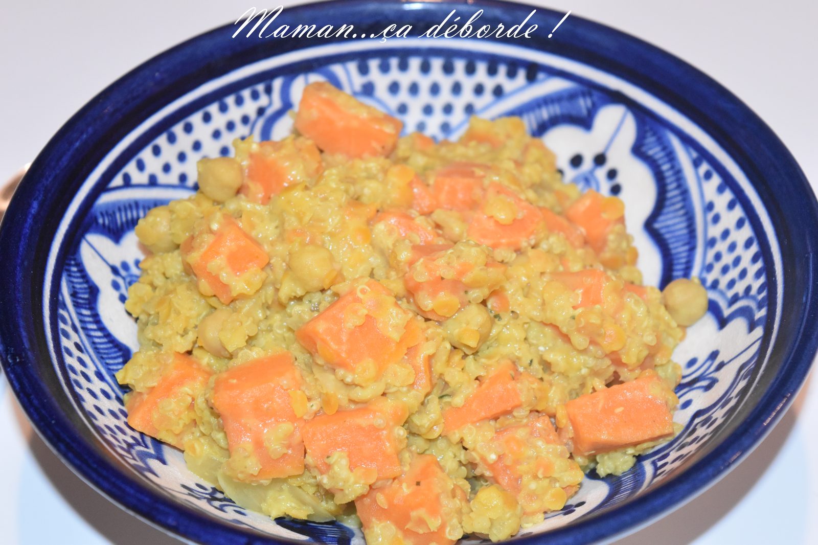 One pan dahl aux patates douces